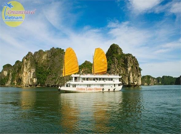 Du thuyền 3 sao Golden Lotus Classic Cruise (2 ngày 1 đêm) Du thuyền 3 sao Golden Lotus Classic Cruise (2 ngày 1 đêm)